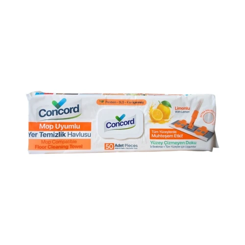Снимка на Почистващи кърпи за Моп Concord 50бр*12 