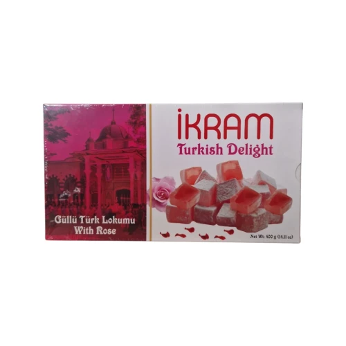 Снимка на #Локум роза 400гр IKRAM*12