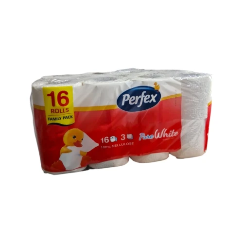 Снимка на Перфекс Тоалетна Хартия 16ка*3пласта*6 WHITE