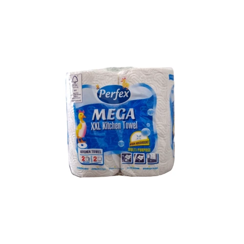 Снимка на Перфекс Кухненска Хартия 2ка*2пласта*10бр. MEGA