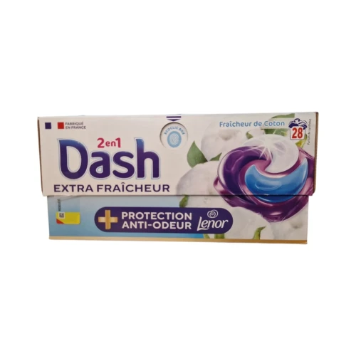 Снимка на Даш Капсули 28бр. 2&1 *4бр Anti Odor Cotton
