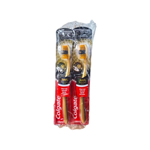 Снимка на Четка за Зъби Колгейт 360 Charcoal Gold Soft*12