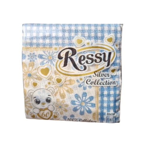 Снимка на Салфетки RESSY 33х33*20бр Синьо