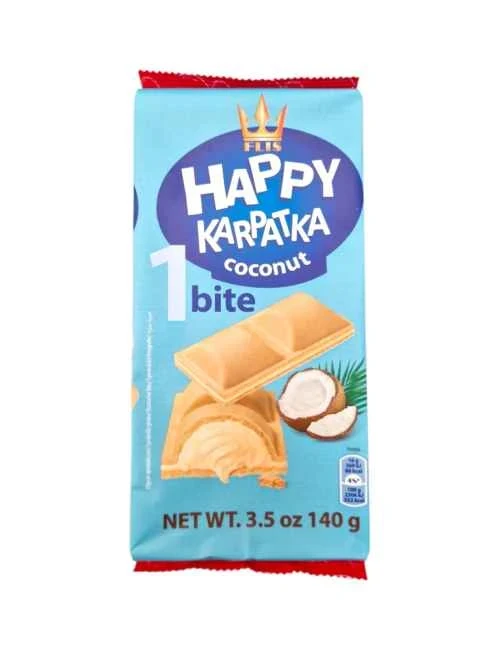 Снимка на Вафла с кокосов пълнеж HAPPY Karpatka 140gr*12