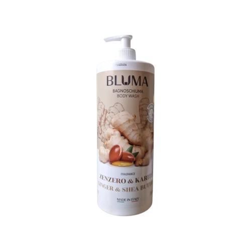 Снимка на Душ гел Bluma 1л*12 Ginger Shea Butter