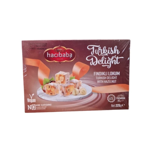 Снимка на Локум Хаджибаба 225гр*36 Лешник