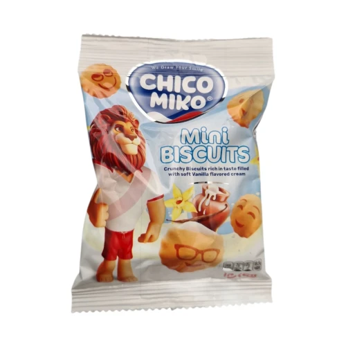 Снимка на Бисквити с пълнеж Chiko Miko 30гр*24 Ванилия