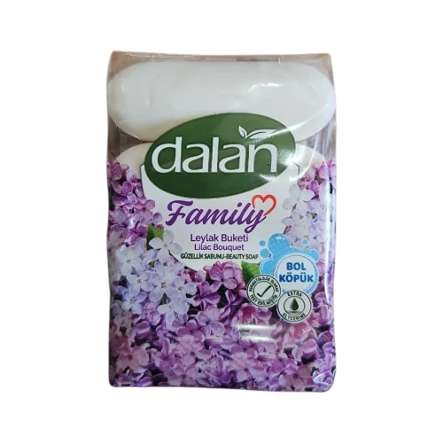 Снимка на Сапун Dalan Family 4х75гр=300гр*24 lilac Bouquet