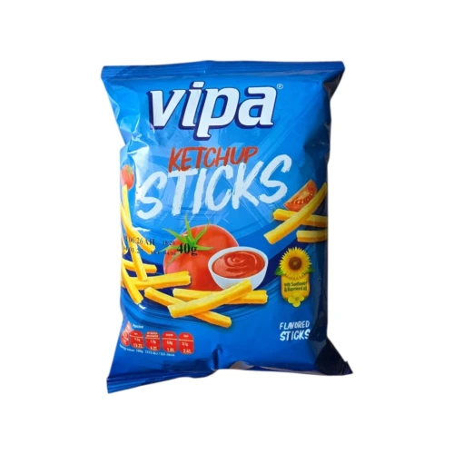 Снимка на Чипс VIPA STIX 40гр*36 Кетчуп