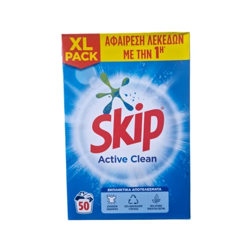 Снимка на Скип Прах/кутия/50пр.3.25кг*ACTIVE CLEAN