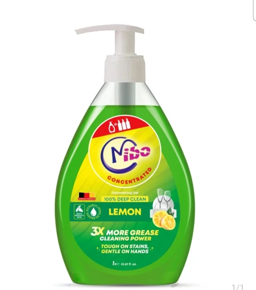 Снимка на Препарат за Съдове/Веро/ NIBO 1000мл*6 LEMON