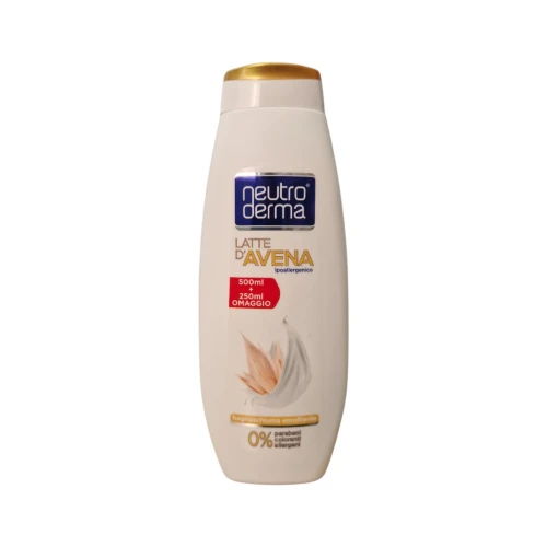 Снимка на Душ гел Neutroderma 750мл*12 Latte d'avena