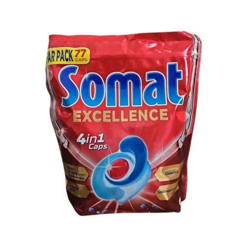 Снимка на Таблетки за съдомиялна Сомат 77бр*4 Excellence 4in1