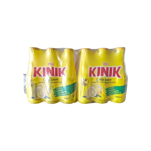 Снимка на Газирана напитка KINIK 200мл*24 ЛИМОН
