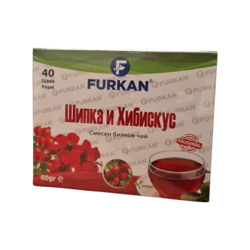 Снимка на Фуркан-чай от канела и хибискус Атом чай 180гр*18