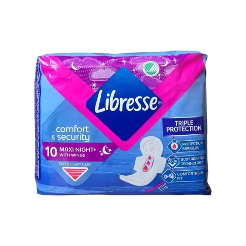 Снимка на Дамски Превръзки Libresse 10бр*12 Maxi night