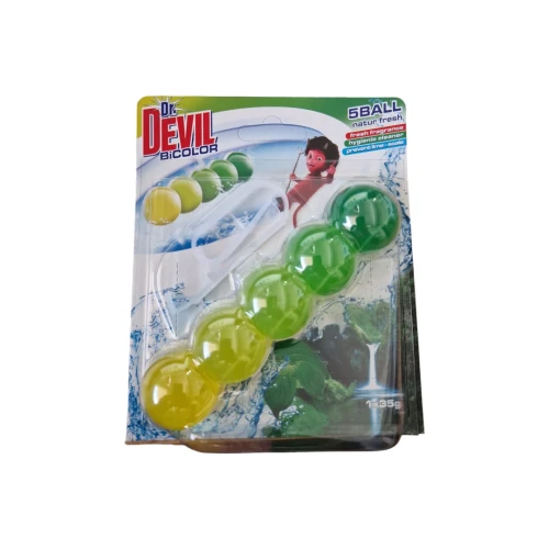 Снимка на Топчета за тоалетна Dr.Devil 1х35гр*18бр Natur Fresh