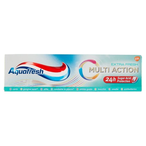 Снимка на Паста за Зъби Аквафреш 75мл*12 Multi Action Extra Fresh