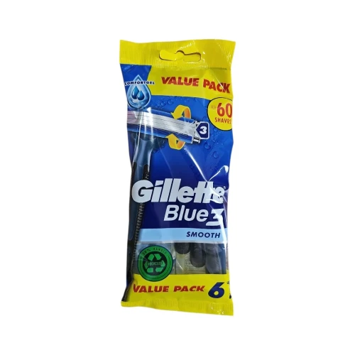 Снимка на Жилет самобръсначка Blue3  6бр*20 Smooth
