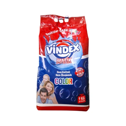 Снимка на Прах за пране 9кг VINDEX колор