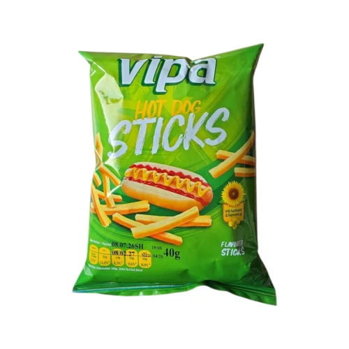 Снимка на Чипс VIPA STIX 40гр*36 Хот Дог