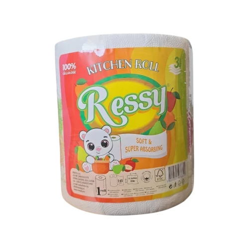 Снимка на Кухненска Хартия RESSY 3пласта *8 Плодове