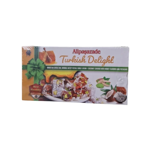 Снимка на #Локум шамфъстък и кокос 454гр*12 Alipasazade