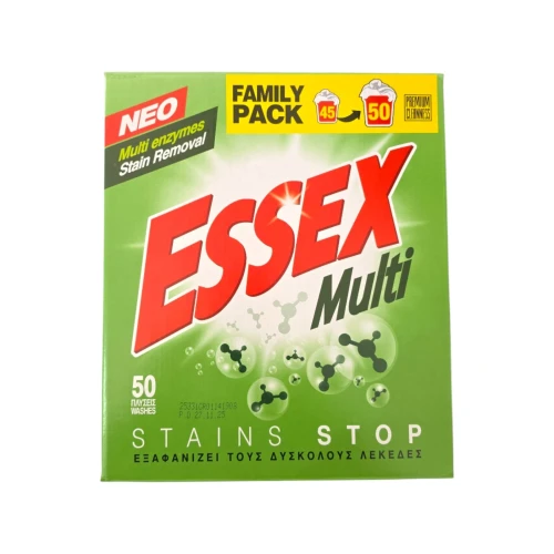 Снимка на Прах за пране Essex 50пранета 2.4кг* Multi